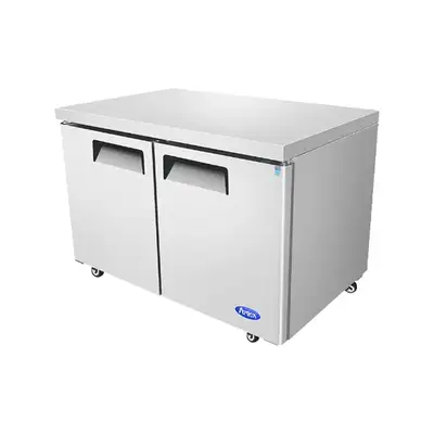 New | in-Stock Atosa New Atosa MGF8406GR 48'' (2) Door Undercounter Freezer Undercounter Freezers Illinois US | Falcon Restaurant Supply #1375437