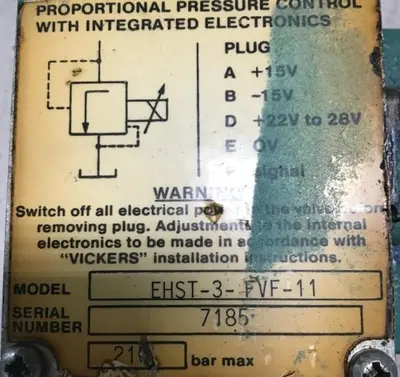 USED VICKERS EHST-3-FVF-11