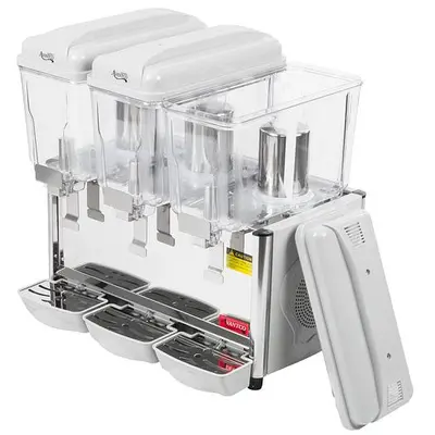 Triple 3 Gallon Bowl Refrigerated Beverage Dispenser