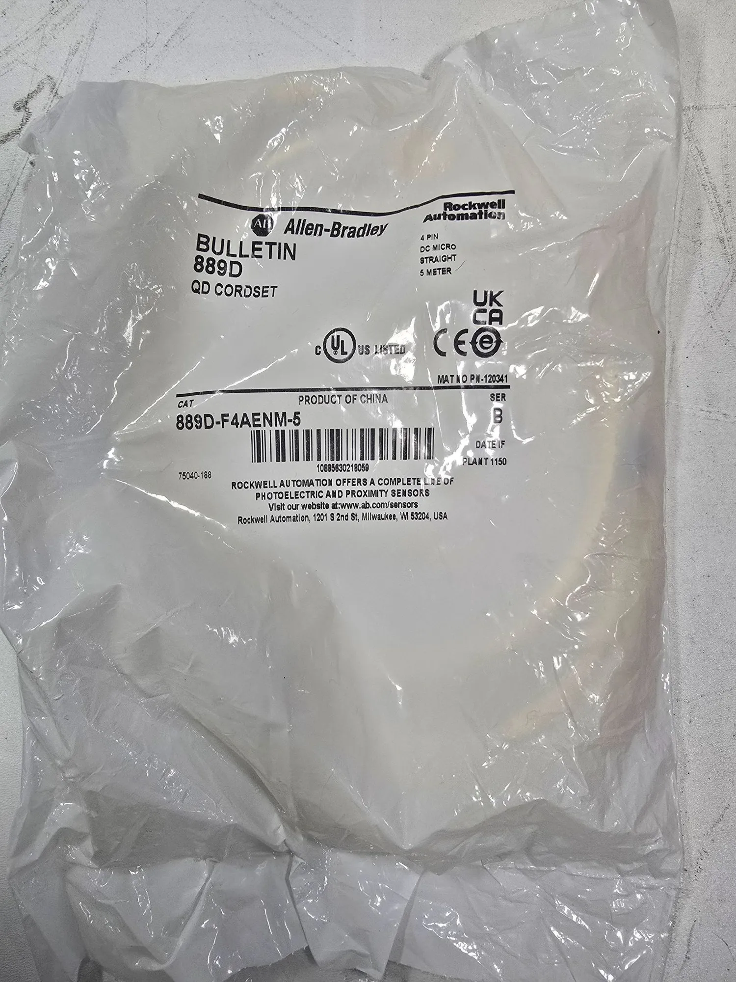 NEW ALLEN BRADLEY 889D-F4AENM-5