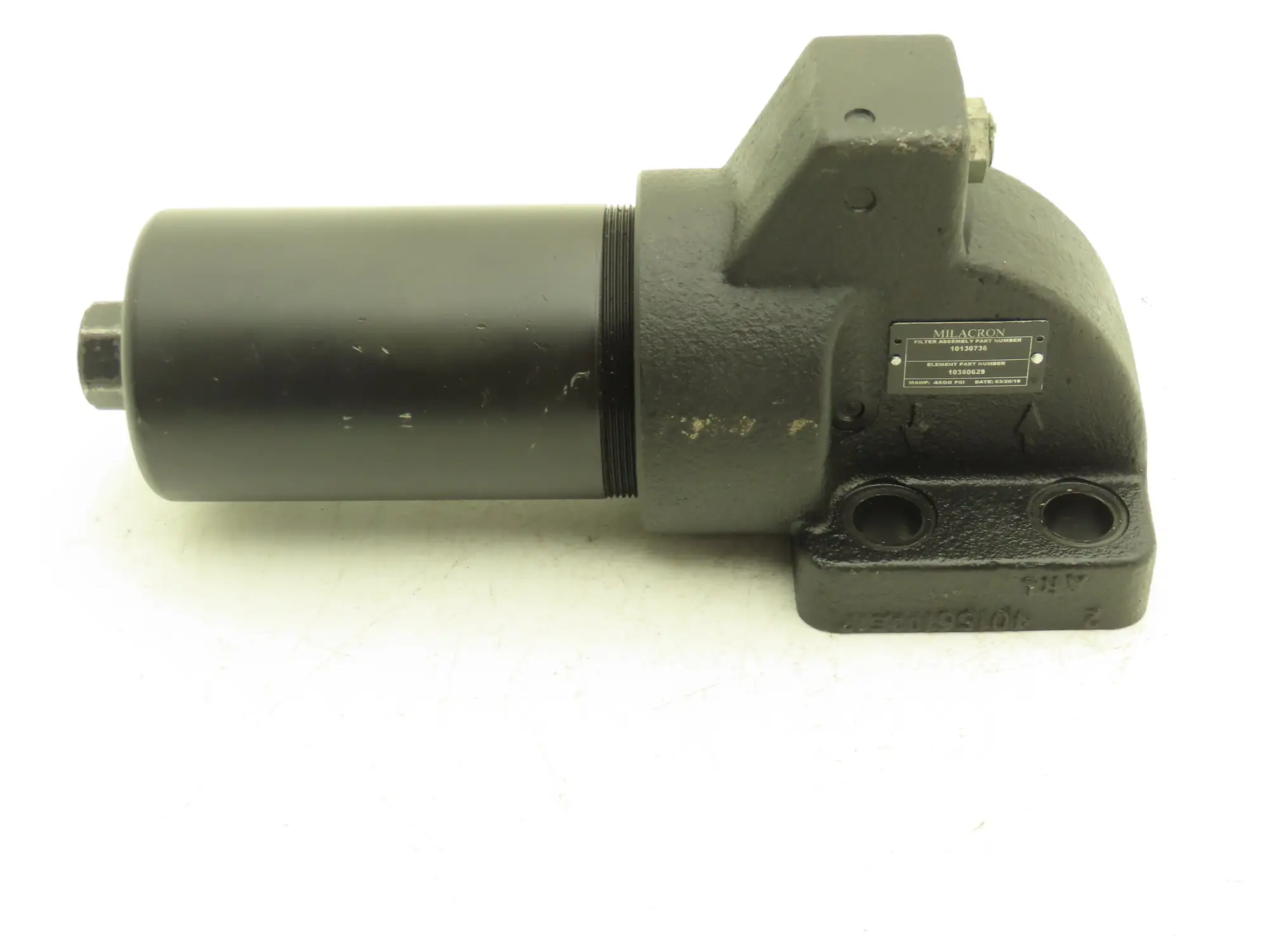 Milacron 10130736 Hydraulic Filter 4500psi 4-Bolt SAE