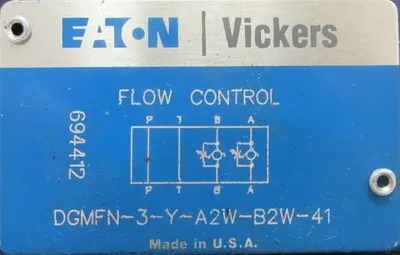 NEW EATON F3-DG3V-8-2A-2-10 CONTROL VALVE 02-396836 DGMFN-3-Y-A2W-B2W-41