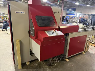 USED 2007 MULLER MARTINI MERIT-S THREE KNIFE TRIMMER