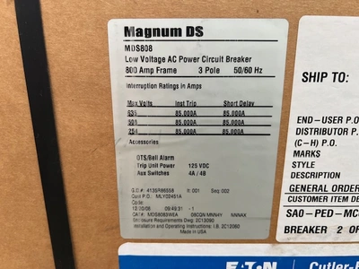 USED Eaton MDS808