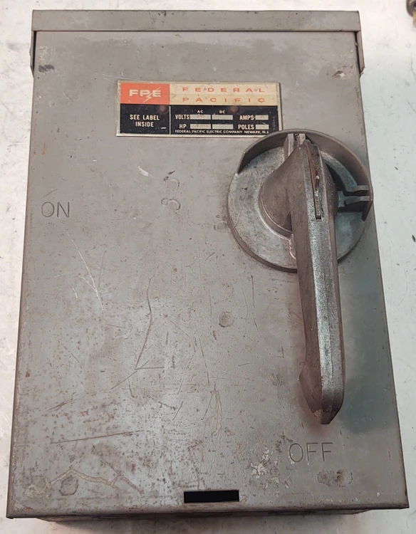 Used Federal Pacific 3122 Relays & Switches Kentucky US | Edwards Industrial Repair #1017897