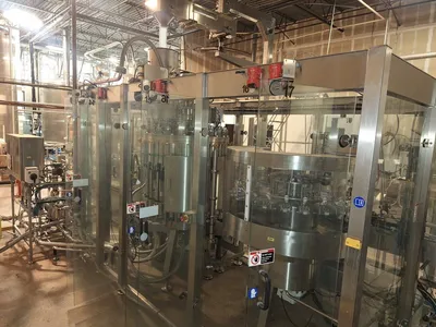 USED KOSME Glass Carbonated Bottling Line