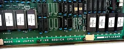 USED FINE SODICK CPU-OIF PC BOARD CPUOIF