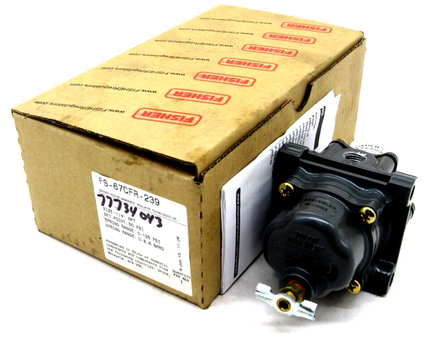 NEW FISHER FS67CFR-239 REGULATOR FS67CFR239