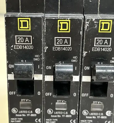 Used SQUARE D EDB14020 Miscellaneous Equipment (Electrical & Power) | Surplus Asset Holdings #1196509