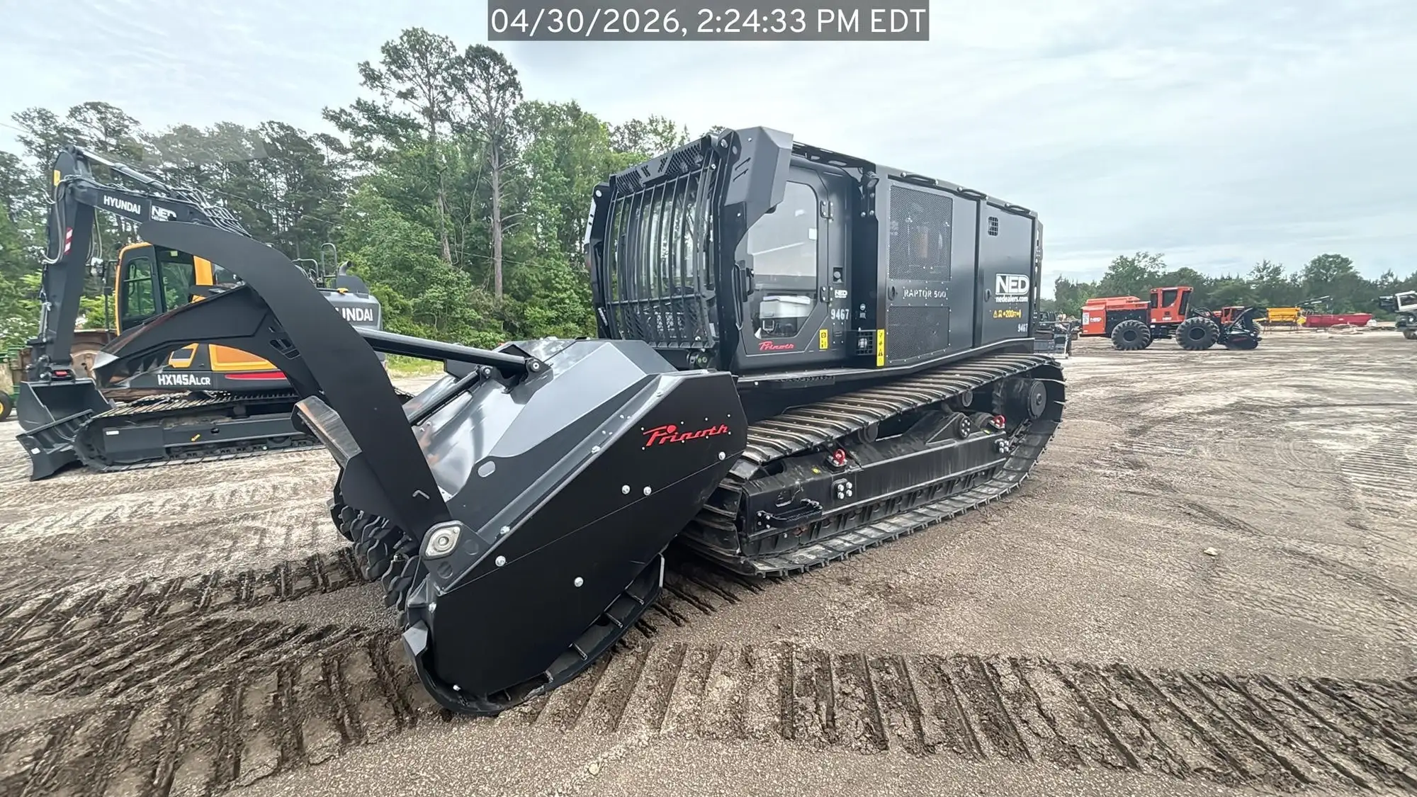 New | in-Stock 2025 PRINOTH RAPTOR 500 Forestry Grinders South Carolina US | National Equipment Dealers #1422626