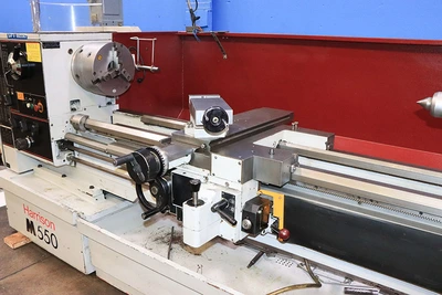 USED 1996 Harrison M550 GH, 3.5" Hole, Steady&Follow, 3&4Jaw, 12.5HP
