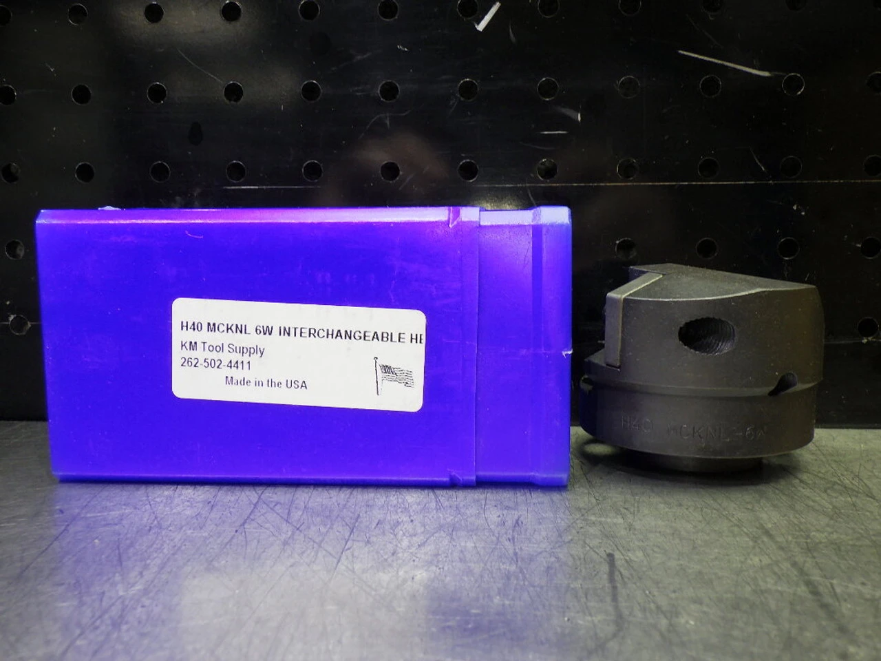 KM Tool H40 Coolant Thru Boring Head 1.83" Pro H40 MCKNL 6W (LOC2706B)