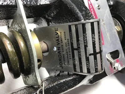 USED JORDAN VALVE SLIDING GATE VALVES 801