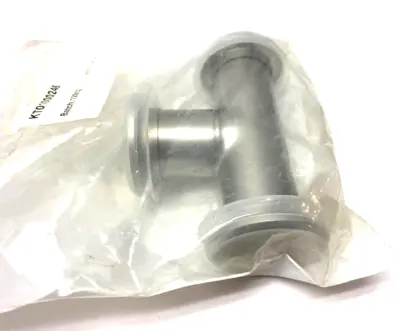 NEW AGILENT STAINLESS STEEL TEE FITTING 2.46" CLEARANCE NW40