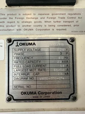 USED 1997 OKUMA MX-55VB