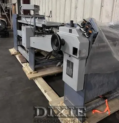 1992 RF 66 Stahl Cont Feed Folder w 2 Rt Angles