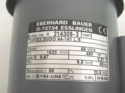 USED EBERHARD BAUER D-73734