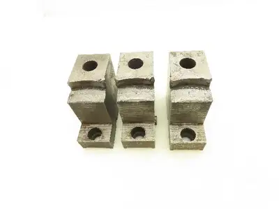 Hard Lathe 2-Step Smooth Chuck Jaws 50x100mm  Set of 3
