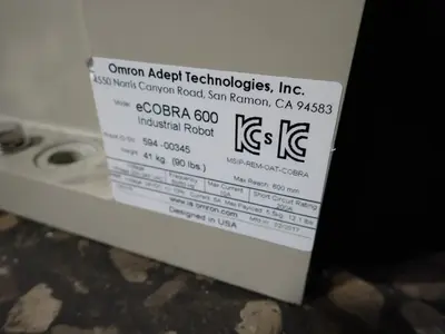USED 2017 OMRON ECOBRA 600