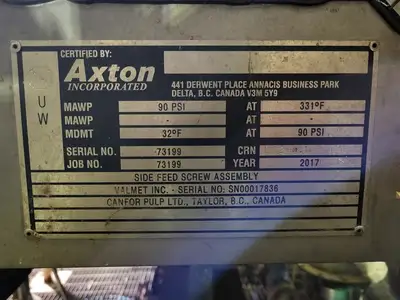 USED SUNDS DEFIBRATOR RGP 70/76 CD