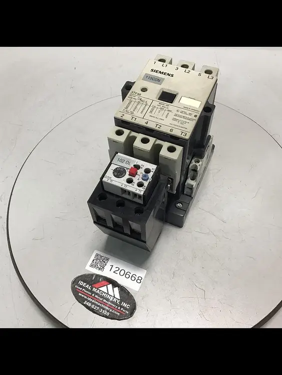 Used SIEMENS 3TF4822-OAK6 PLC Contactors Michigan US | Ideal Machinery #689033
