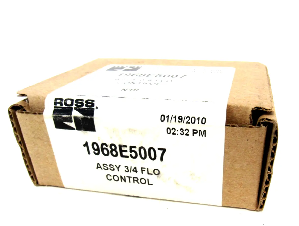 NEW ROSS CONTROLS 1968E5007 FLOW CONTROL VALVE