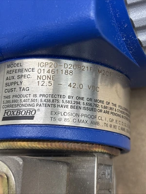 New | in-Stock Foxboro IGP20-D20B21F-M2C1 Test Equipment - Other Indiana US | J&J Industrial Supply #1260415