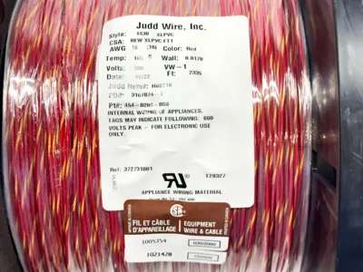 454-0206-000 | Judd Wire  Wire Style 1430 XLPVC REW FT1 18AWG H09216 2335ft Spool - New