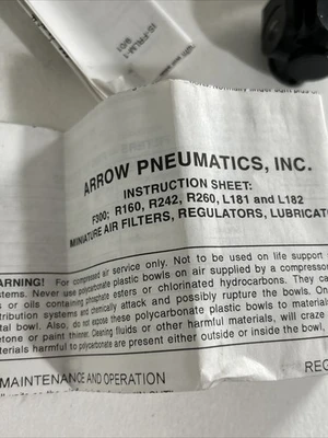 NEW ARROW PNEUMATICS 300-01J