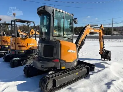 New | in-Stock 2025 CASE CX34D Crawler Excavators - Mini Maine US | Beauregard Equipment #1511182