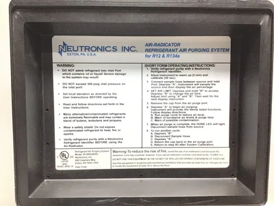 Neutronics 5-06-7000-20-0 Air Radicator Refrigerant Automatic Air Purging Tool
