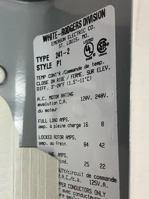 New | in-Stock WHITE-RODGERS 241-2 HVAC Parts and Equipment | Surplus Asset Holdings #1191161