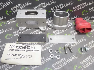 Brad Harrison Woodhead 22902 Red Connector and Cast Receptacle New