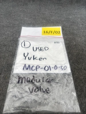 New | in-Stock Yuken MCP-01-0-30 Pump & Valve Parts California US | Davliegogo LLC #1705821