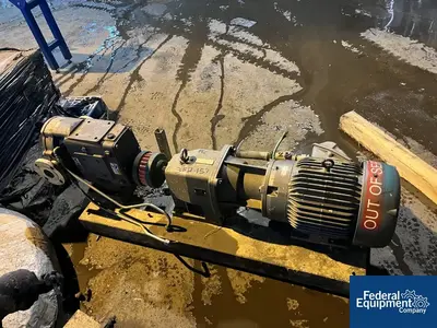 USED Waukesha 4" Waukesha Rotary Lobe Pump, S/S, 7.5 HP, Model 5050
