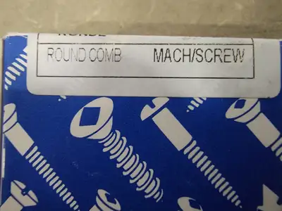 6-32 x 1" Round Combination Machine Screw (Box of 100)