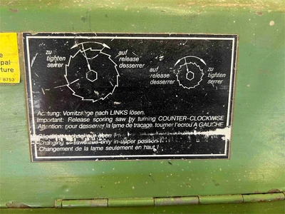 Used 1983 MARTIN C71 Woodworking Table Saws California US | MachineryMax #1384724