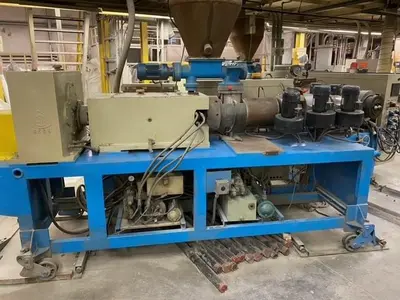65 mm Jinhu Twin Screw Extruder for PE