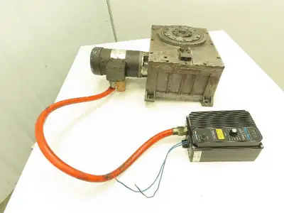 Cyclo Index Series 4010DT Model 300-1/2 180° Rotation Indexer w/Motor w/VFD 115v