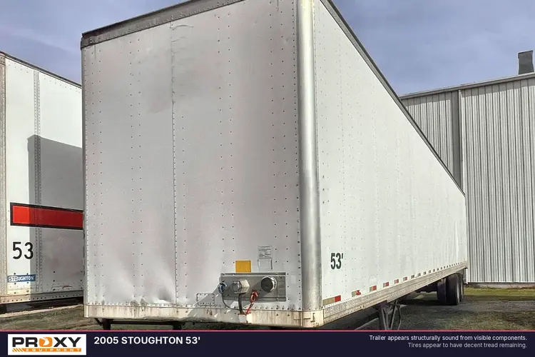 Used 2005 STOUGHTON 53' Box Trailers Indiana US | Proxy Equipment #1385057