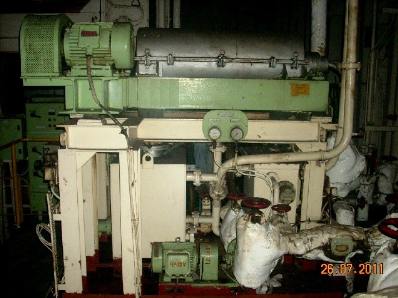 Mitsubishi/Krauss-Maffei KVZ-25-ML decanter centrifuge, 316SS.