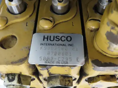 Husco Hyster 3-Spool Hydraulic Mast Control Valve Manifold from E30XM Forklift