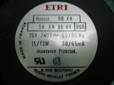 Used ETRI _UNKNOWN_ Electronic Component Fans | OCO Industrial #1644482