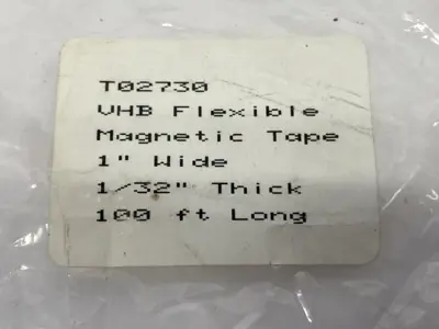 T02730 | VHB Flexible Magnetic Tape 1/32" Thick 1" x 100' DAMAGED FROM SHELFWARE - New Other