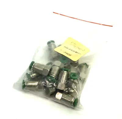 USED CLIPPARD QUICK-PUSH FITTING 4MM OD TUBE M5 FEMALE THREAD