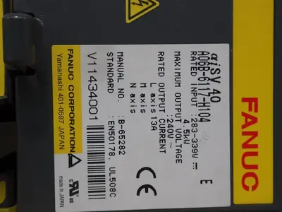 Used FANUC A06B6117H104 Servo Drives Ohio US | HGR 24 #1095109