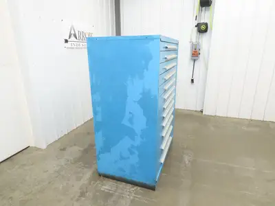 Nu-Era Tool Storage Cabinet Modular 12 Drawer 45x28x61" Vidmar Stanley