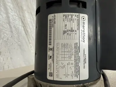 CYCLONE SAND BLAST CABINET W/ DUST COLLECTOR. STOCK # 0236325.