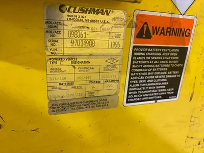 USED CUSHMAN 898361