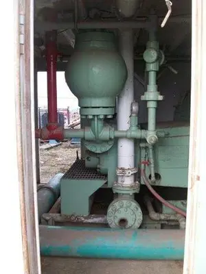 USED EMSCO F650 TRIPLEX MUD PUMP